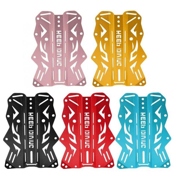 

pool & accessories aluminum alloy diving backplate hollowed-out ultralight for scuba underwater water sport tools