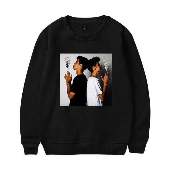 

men's hoodies & sweatshirts berywam print loose sweater series women/men clothes turtleneck youthful street sweatshirt streetwear, Black