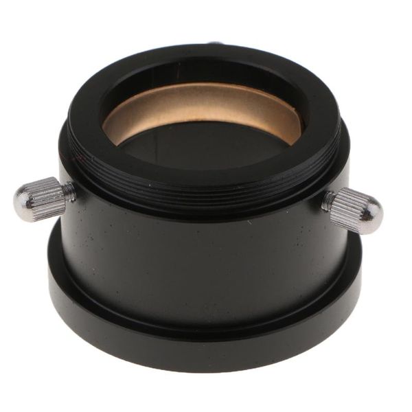 

lens adapters & mounts 1.25-inch m42x0.75 telescope accessories to 1.25'' adapter w/ brass compression ring - black