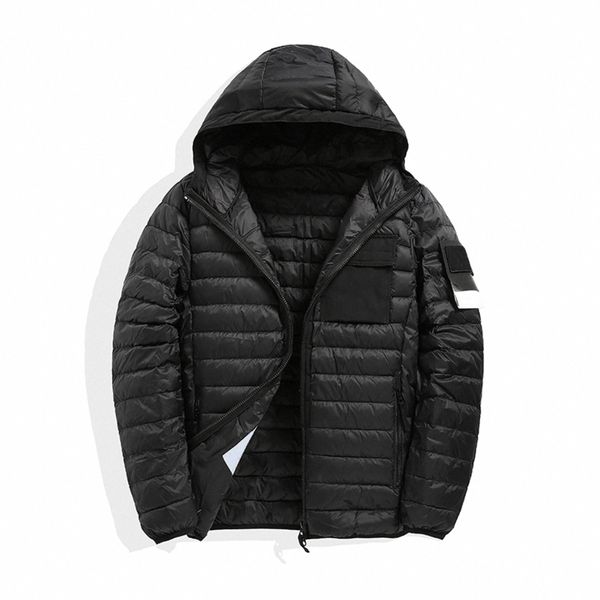 

duck feather men's hooded et, functional, warm, winter, 2021, Black