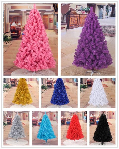 

christmas decorations 6ft 7ft 8ftchristmas tree undecorated pink purple blue gold silver black