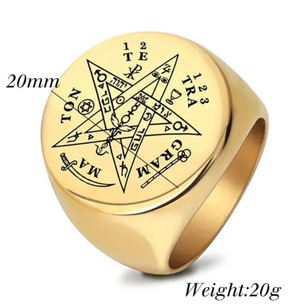 2021 Hochwertiger extravaganter einfacher gravierter Sternring Gold Silber Farben Edelstahl Paarringe Mode Herren Designerschmuck Partygeschenke