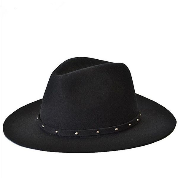 

berets fashionable women 100% wool black burgundy red fedora hat with for ladies belt accessories men's jazz cap panaman hat 244f, Blue;gray