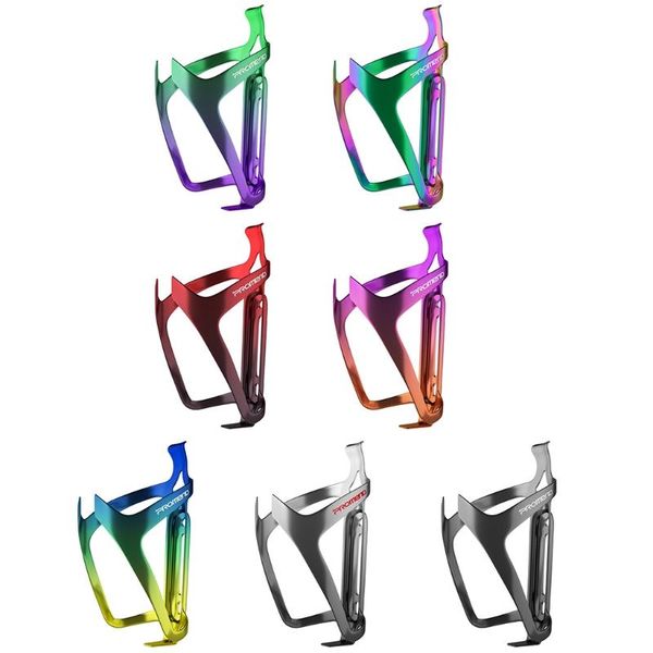 

water bottles & cages bicycle bottle cage aluminum colorful hollow electroplating electric road cycling cup holder riding
