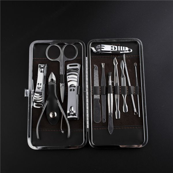 

manicure tools nail clippers of 12 piece beauty set