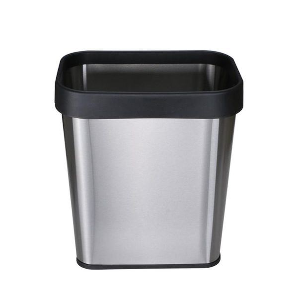 

waste bins trash bin can stainless steel home el guest room office bucket for kitchen bathroom