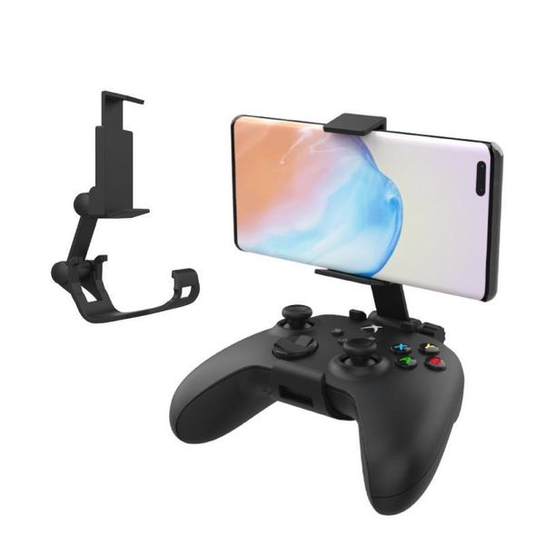 

double foldable clamp holder bracket controler clip with adjustable for series x game controllers & joysticks