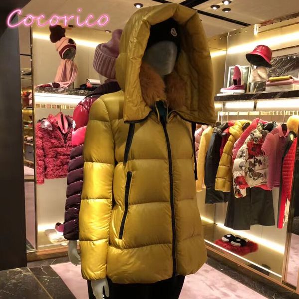 

m women down jacket color bright color thickening short parkas hoodids parkas lady coat winter womens thick long sleeves windbraker jackets, Black
