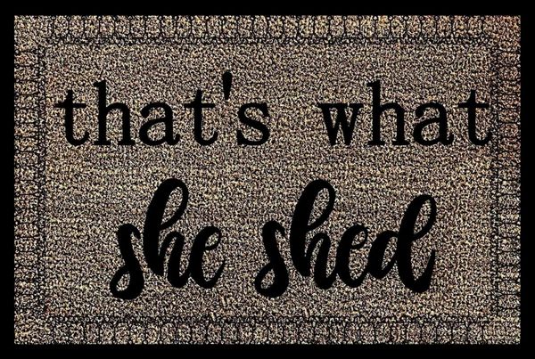 

that's what she said welcome doormat with simple style for home decorative carpets