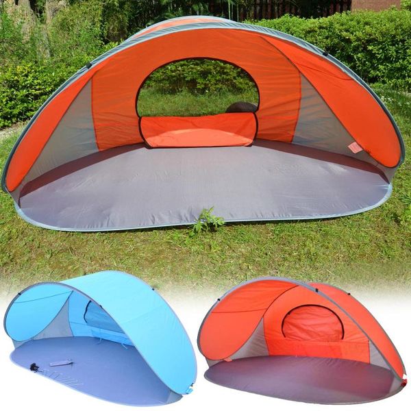 

tents and shelters outdoor beach tent automatic quick opening sunshade camp awning open sunscreen