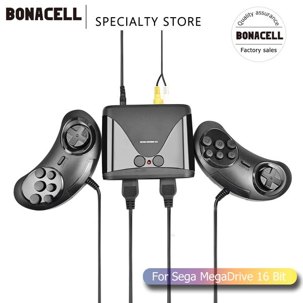 

2021 new retro mini tv video game console for avh 16 bit video games with 68 different built-in games two gamepads av out l50