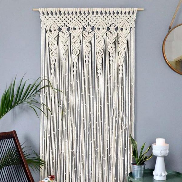 

curtain & drapes wall hanging boho door window woven tapestry decor home ornament for apartment bedroom living room