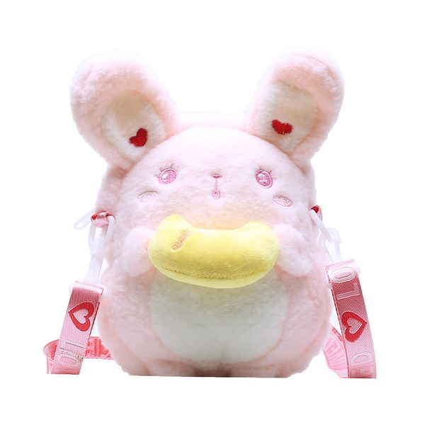 

messenger bag cute plush doll girls bear phone purse organizer crossbody shoulder bags 2020 autumn winter bag for females