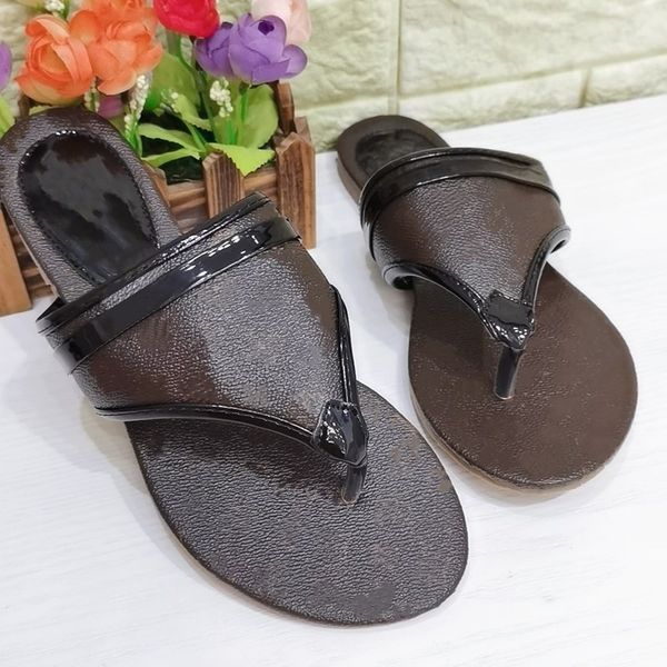 

women designer brand slippers summer shoes sandals falt scuff letter club pu leather mens womens beachwear slide ladies flip flops loafers c, Black