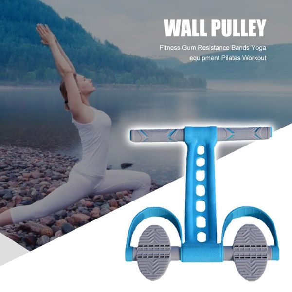 

high elasticity tpr yoga sit-up pull elastic rope durable silicone household pedal puller exerciser expander fitness supplies resistance ban