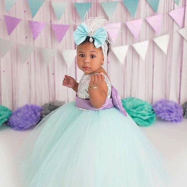

girl's dresses princess kids baby girls sequins tulle sleeveless dress big bow tutu party wedding summer clothes, Red;yellow