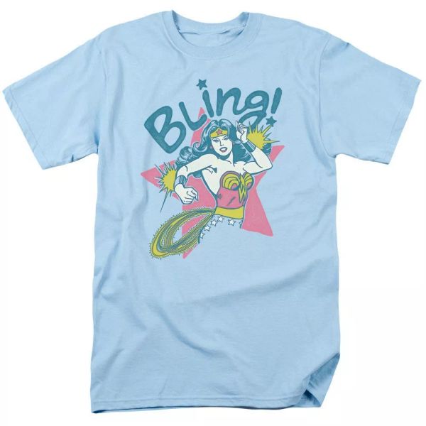 

Wonder Woman Bling T-Shirt DC Comics Sizes S-3X NEW, White;black