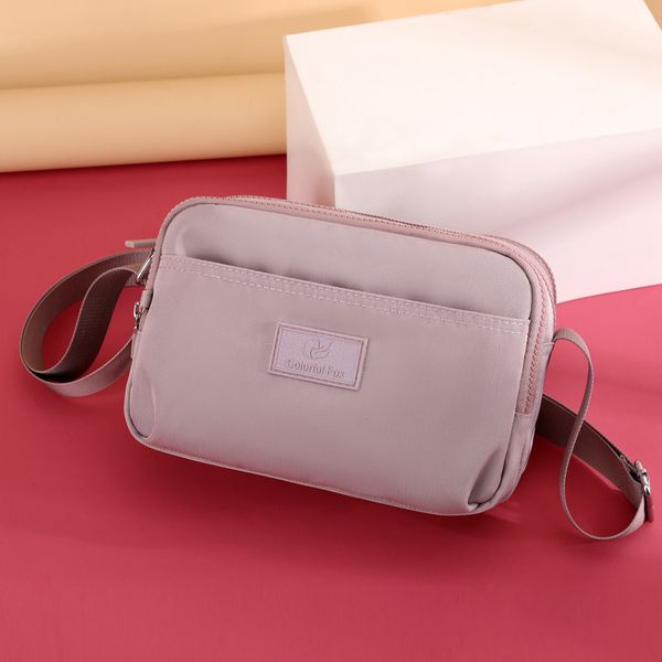 

canvas female 2021 new nylon cloth spring and summer fashion simple oxford atmosphere messenger small bag