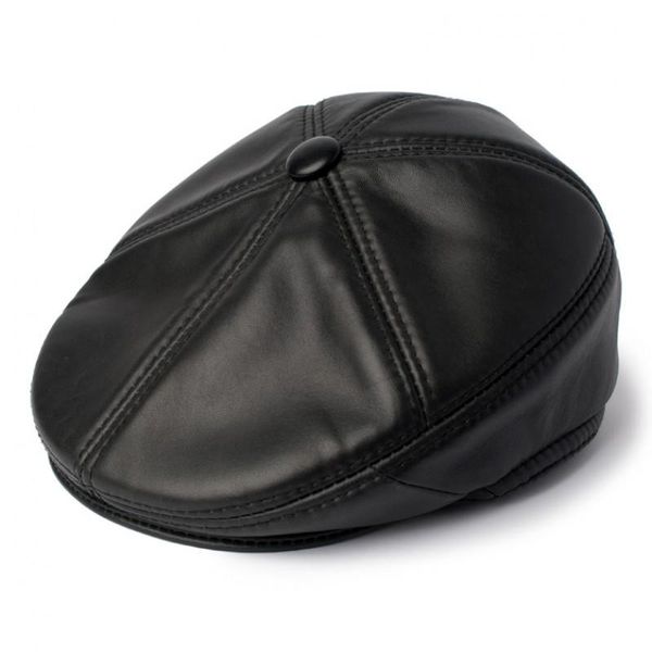 

berets 2021 sheep leather hat jazz cap england in autumn and winter men's women's tan fage classic shanghai gentleman, Blue;gray