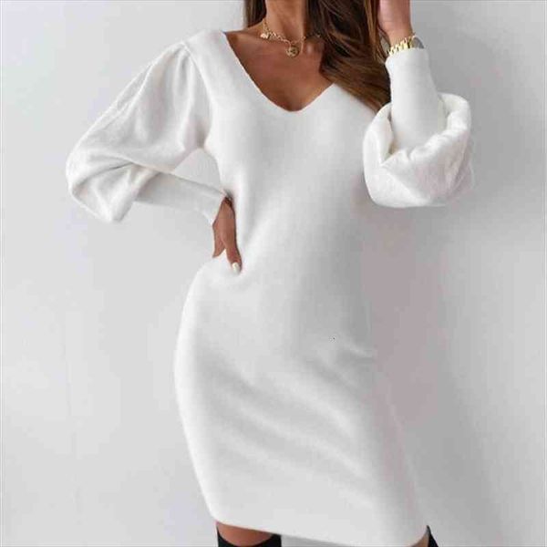 

lace winter women dress hollow out white puff sleeve loose soft pullover femme robe vestidos, Black;gray