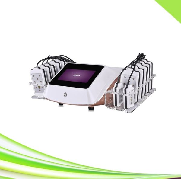 

portable 14 pads lipolaser slimming fat burning laser lipo machine