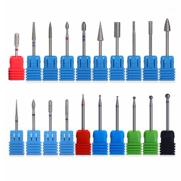 

nail art drill bit dead skin removal cylinder ball needle head manicure tool1