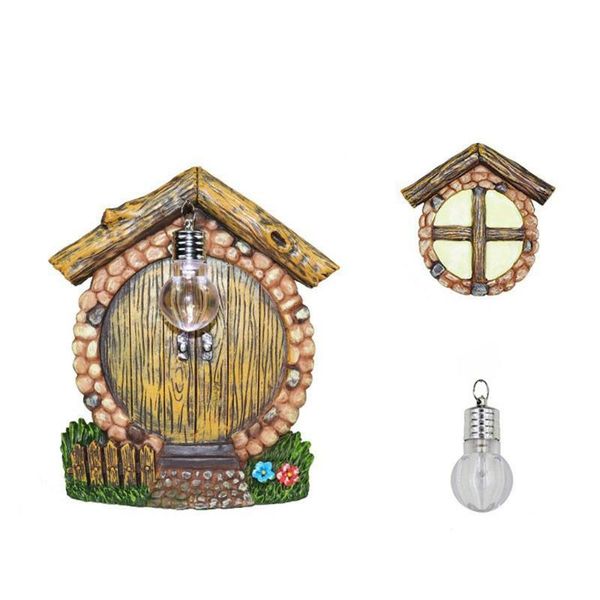 

decorative objects & figurines sculpture kids room outdoor ornament cute resin yard art luminous miniature fairy window door garden decor fo