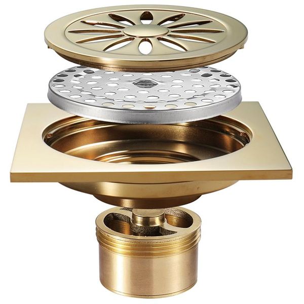 

other bath & toilet supplies high-quality bathroom floor drain and odor-resistant all copper balcony square