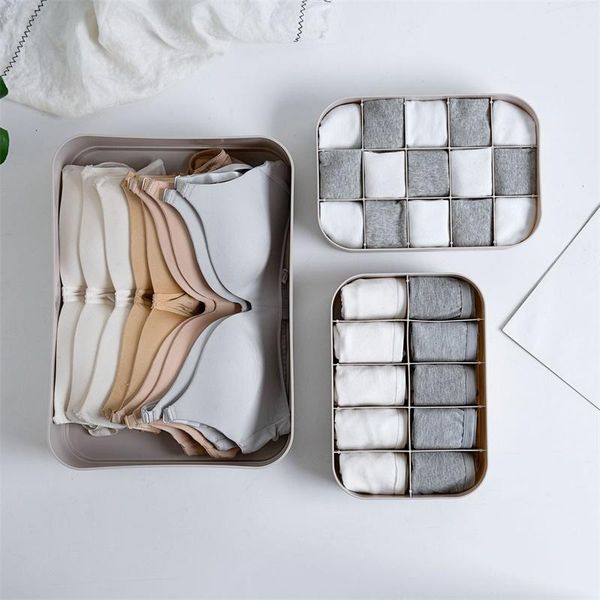 

storage drawers home organizer sundries box underwear divider bras underpants socks separated organizador for ties scarves leggings