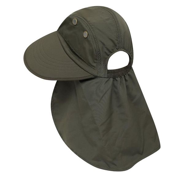 

quick drying sun hat wide brim upf sunshade protection packable fishing ponytail hats with neck flap outdoor, Black;white