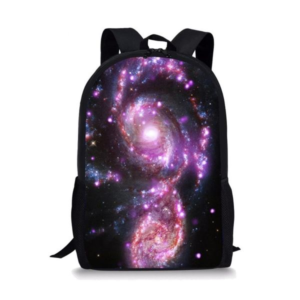 

backpack galaxy universe 3d print waterproof oxford large capacity 15.6-inch lapbags kids casual school bag rucksack