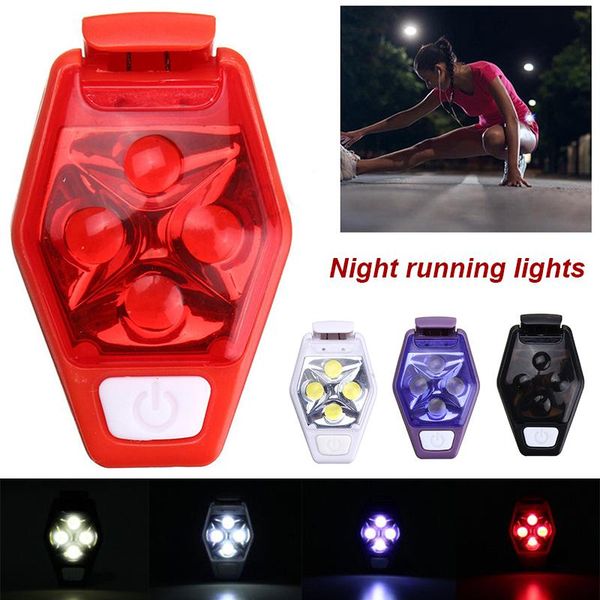 

bike lights durable riding bodybuilding night running lamp safety jogging run led cr2032 abs security