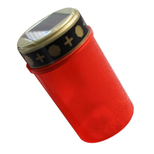 

candles 1 pc led candle lamp solar-powered (contains ground socket red)