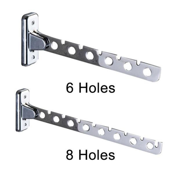 

plastic hangers wardrobe organizer wall mounted clothes bar hanger holder drying rack clothing & storage