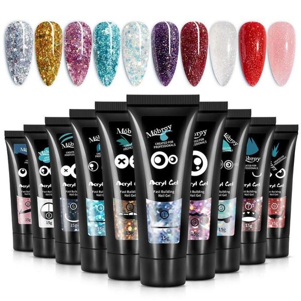 

nail gel lasting crystal extension art sequin painless quick polish glitter decor, Red;pink