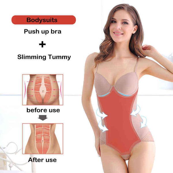 

nxy set 2021 women seamless underwear push up bra set slimming lingerie silk corset body suit sleepwear panties sets 1130, Red;black