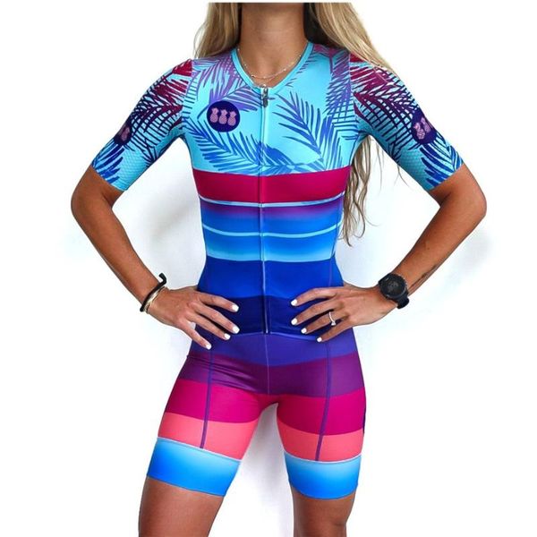 

racing sets cycling skinsuit women bodysuit one piece trisuit wear bike triathlon blue mujer roupa ciclismo femininas macaquinho, Black;blue