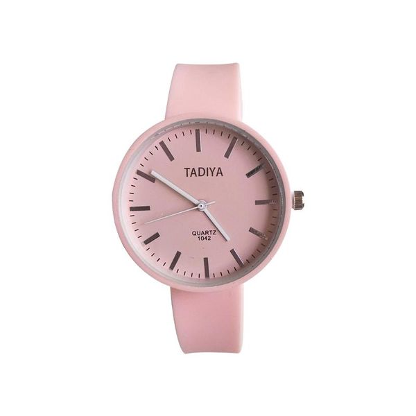 Orologi da polso Le ragazze guardano gli orologi in gelatina color caramella al quarzo in silicone