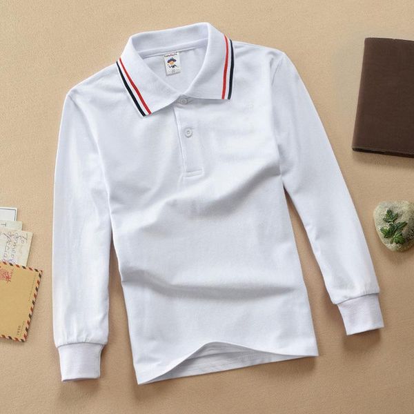 

little kids clothes fashion outfits cartoon embroidery autumn boys shirts long sleeve shirt teenagers school women's t-shirt, White