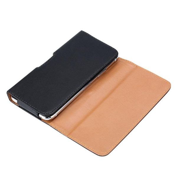 

leather horizontal waist belt clip pouch phone bag for men k9fe bags