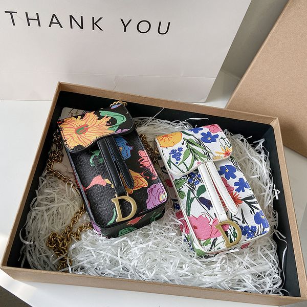 

luxury handbags holding fashionable mobile ph 2021 new fashion women's bag mini one shoulder versatile slanting bag 1c9l