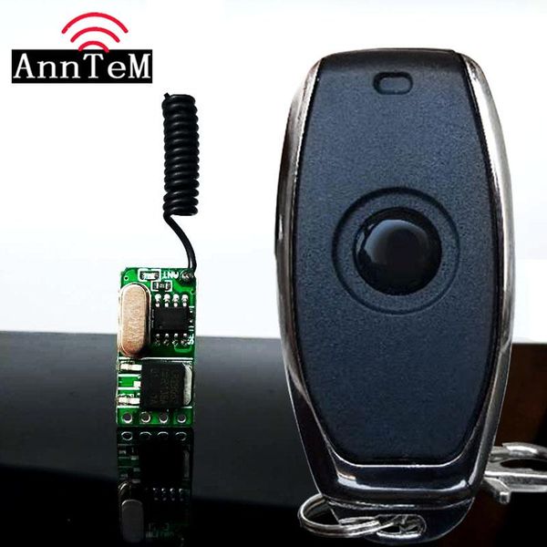 

remote controlers wireless micro control switch mini receiver 3.5v 3.7v 4.5v 5v 6v 7.4v 8.4v 9v 12v small transmitter 433.92mhz