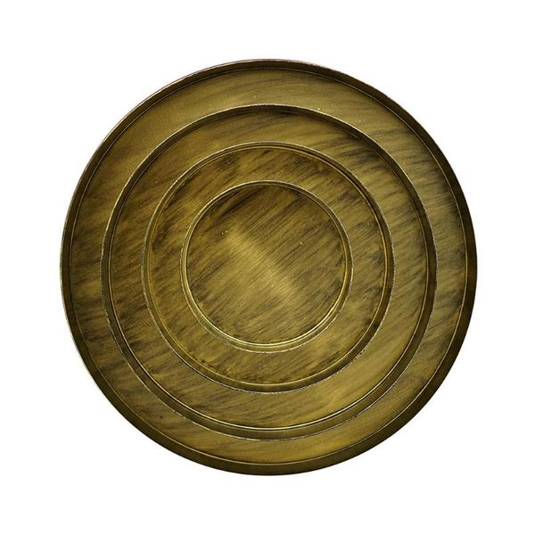 

kitchen storage & organization vintage gold tray metal iron round plate classic old bronze snack dish home decoration pography props