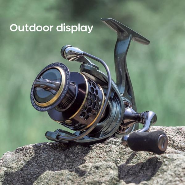 

fishing reel jh3000 4000 double metal spool handle no gap squid saltwater carp reels coil spinning baitcasting