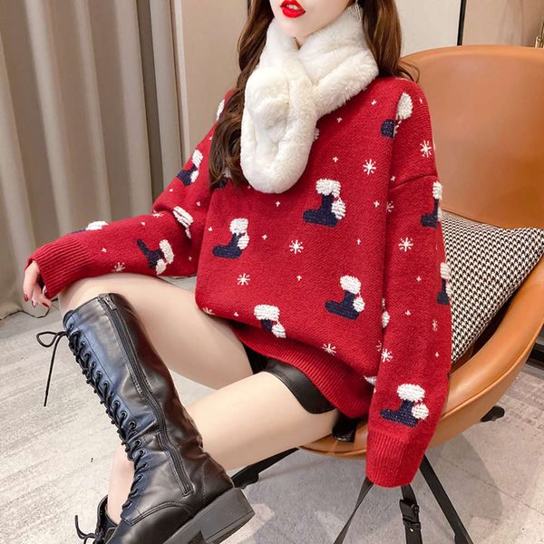 

women's sweaters sweater loose lazy for women in autumn and winter iba2 6hys, White;black