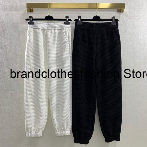 

women's pants & capris black white fashion comfort women check pattern press grain trousers patch designs lady 2021 autumn