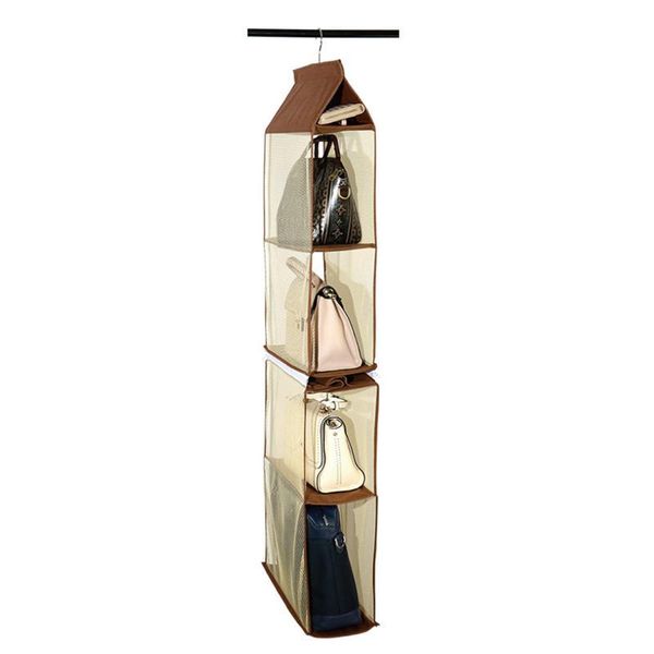 

compartment pouch hanging organizer purse bag collection storage holder closet organizers for living room bedroom home boxes & bins