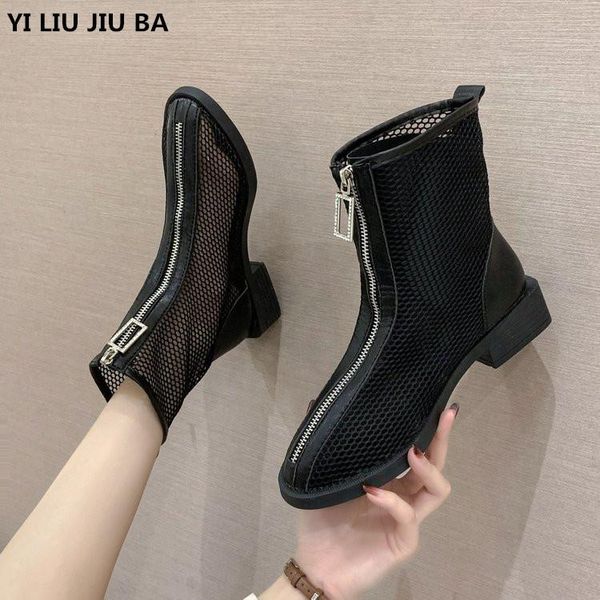 

dress shoes autumn women pumps platform casual fashion zipper low heels mesh breathable party woman, Black
