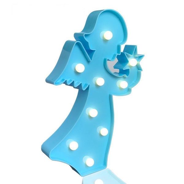 

gift wrap angel led night lamp