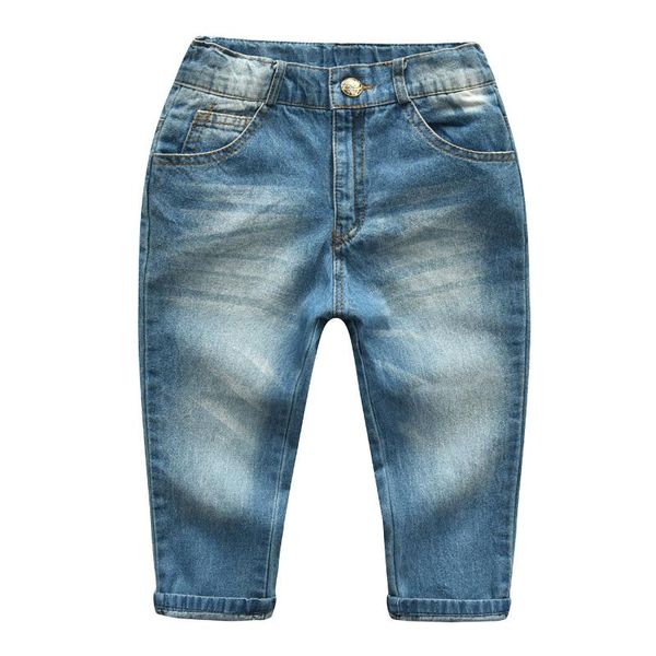 Jeans Baby Jungen Baumwolle Hosen Kinder Kinder Frühling Herbst Dünnere Denim Kausalen Hosen Kleidung Für 2-7 Jahre alt